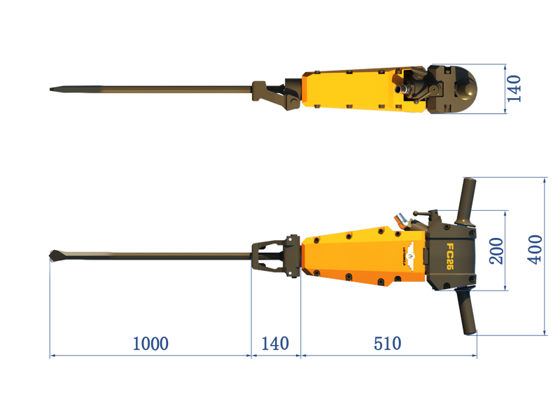 FG25手持式氣動鑿巖機